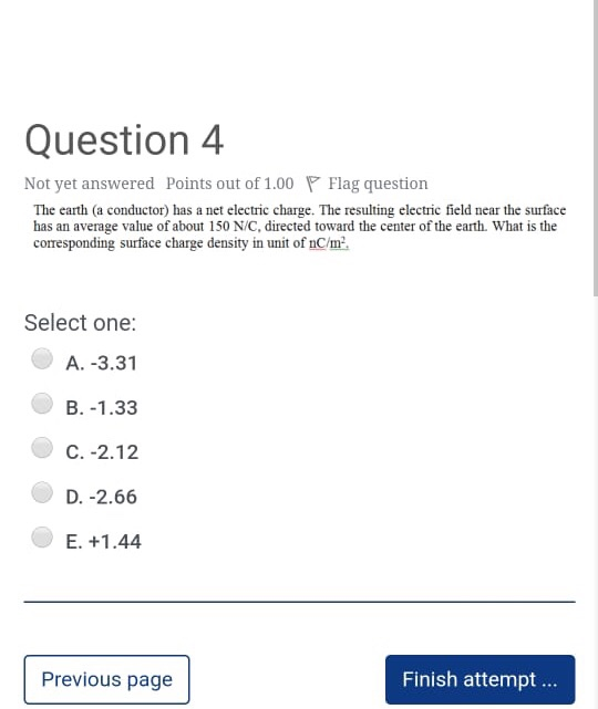 Solved Question 4 Not Yet Answered Points Out Of 1.00 P Flag | Chegg.com