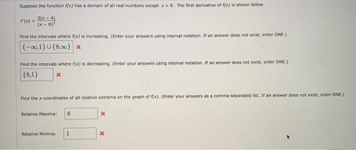 Solved Suppose the function f(x) has a domain of all real | Chegg.com