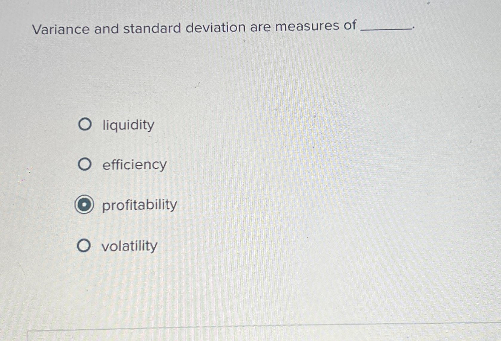 Solved Variance and standard deviation are measures of