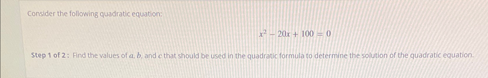 Solved Consider the following quadratic | Chegg.com