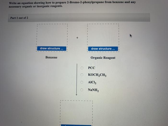 Solved Write An Equation Showing How To Prepare Chegg