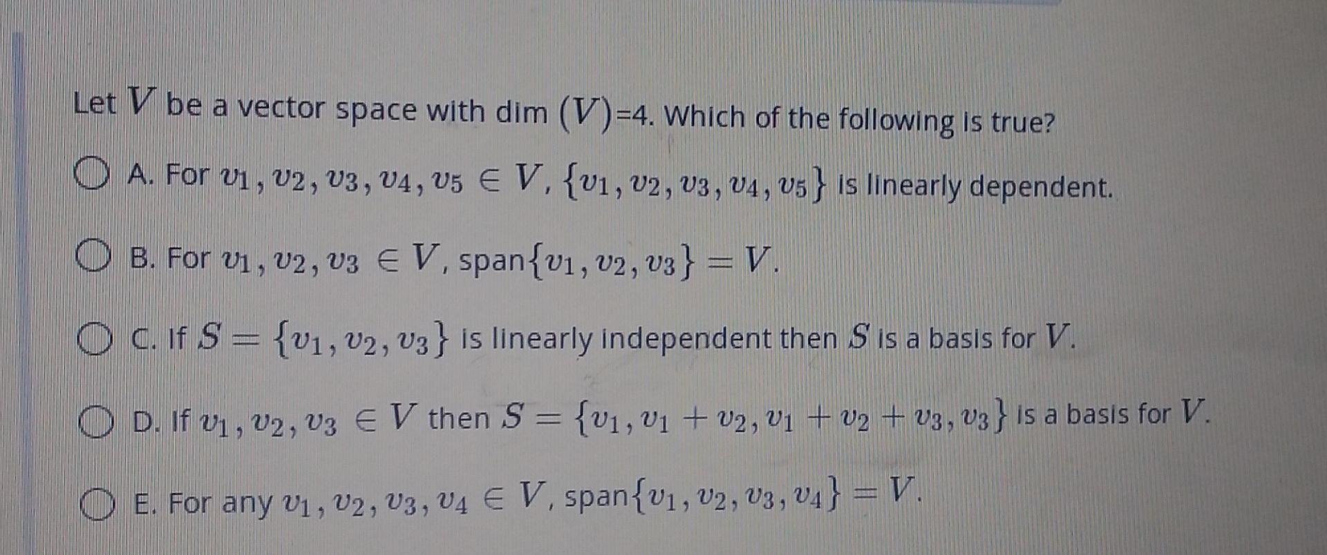 Solved Consider M22 The Vector Space Of All 2x2 Matrices