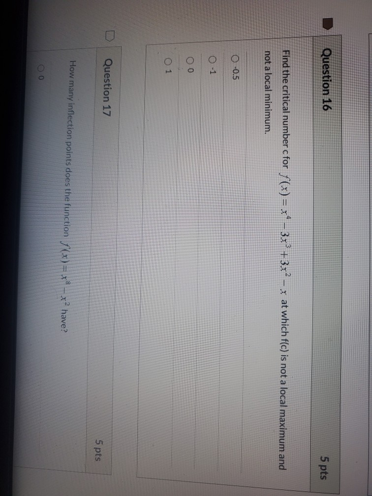 Solved Question 8 5 pts The Graph pictured below shows the | Chegg.com