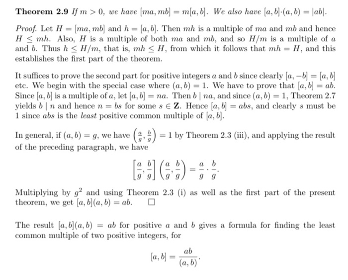 Solved Problem 2: Let a and b be positive integers. We have | Chegg.com