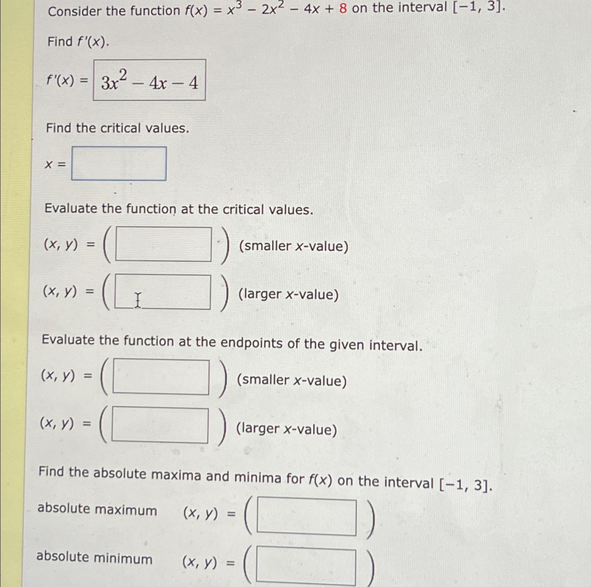 знайти максимум функції f(x) = −12x   x 3