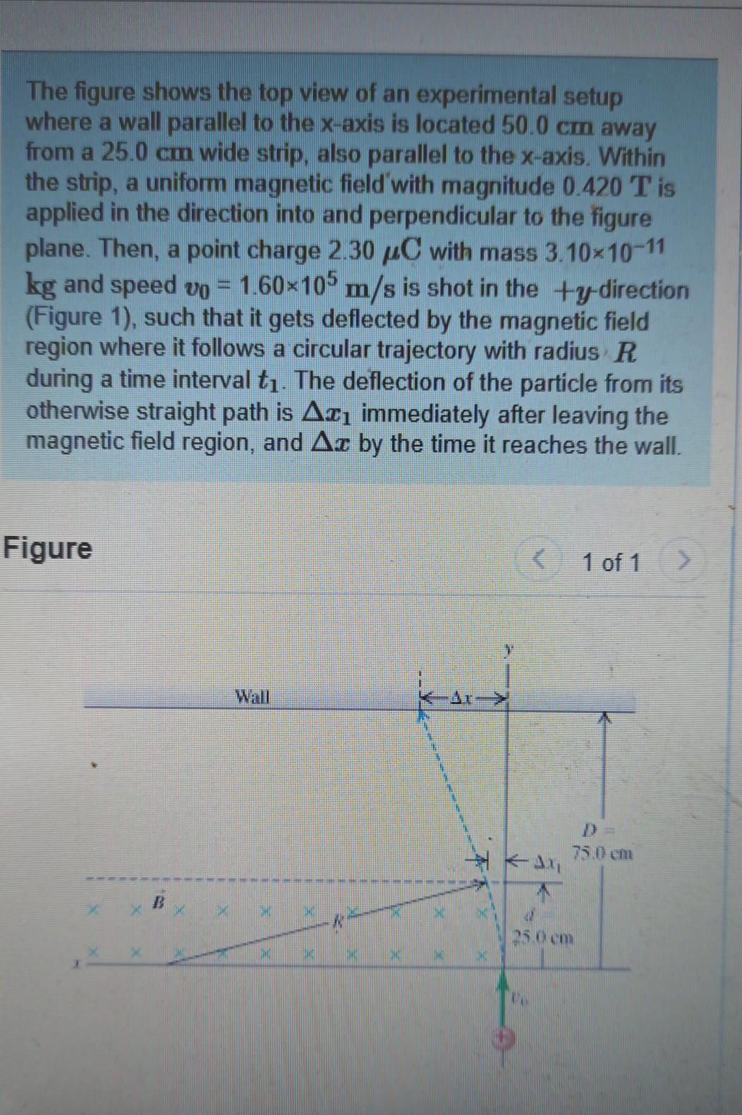 Solved The figure shows the top view of an experimental | Chegg.com