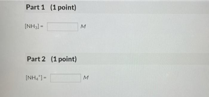 Solved Calculate the concentration of buffer components | Chegg.com