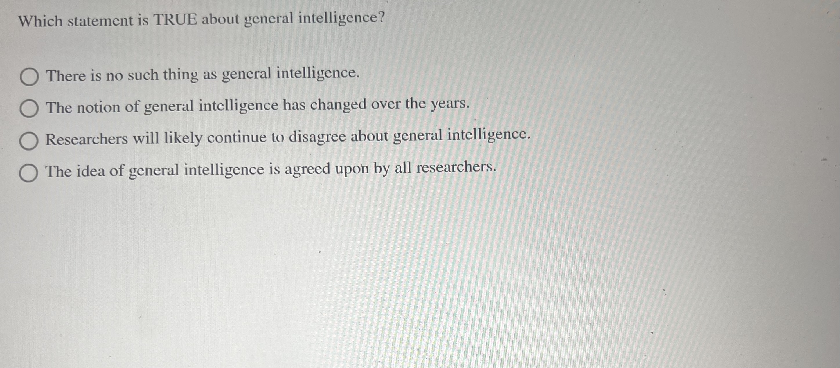 Solved Which statement is TRUE about general | Chegg.com