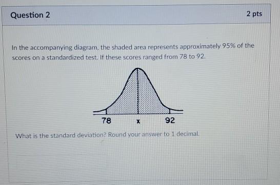 Solved Question 2 2 pts In the accompanying diagram, the | Chegg.com
