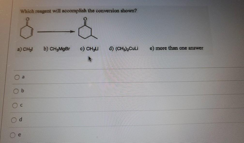 Solved Which of the following compounds can be prepared via | Chegg.com