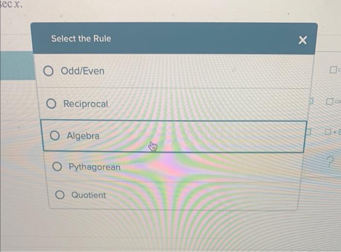 Solved solve step by step and attach the proper rule to each | Chegg.com