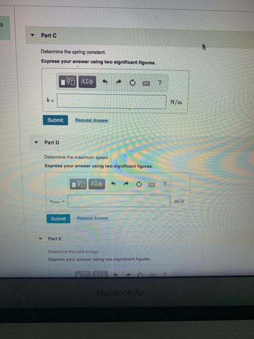 The Position Of A 55 G Oscillating Mass Is Given By Z Chegg Com