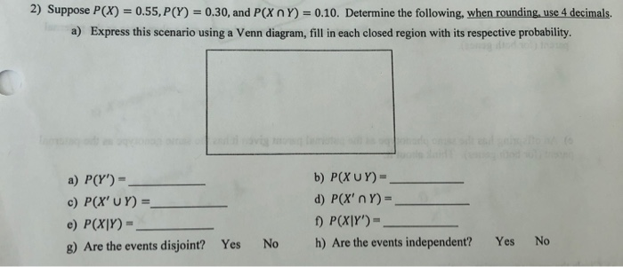 Solved 2 Suppose P X 0 55 P Y 0 30 And P X Y Chegg Com