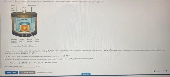 Solved In an experiment, a 0.5351 g sample of | Chegg.com