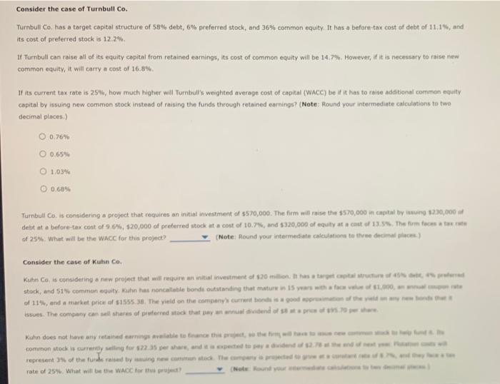 Solved The Wacc Is Used As The Discount Rate To Evaluate 