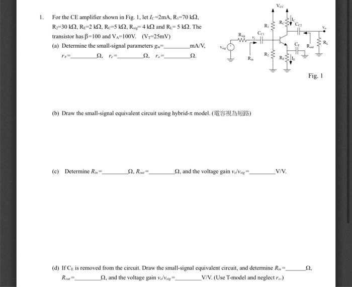 Solved 2022/12/8 2. For the circuit in Fig. 2, use the | Chegg.com
