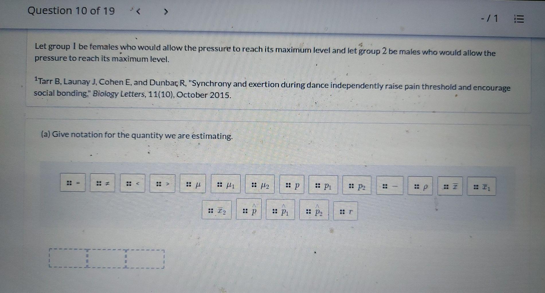 Solved Question 10 of 19 - 11 III Synchronized Dancing, | Chegg.com
