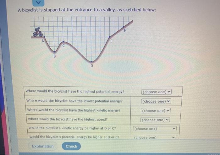 solved-a-bicyclist-is-stopped-at-the-entrance-to-a-valley-chegg
