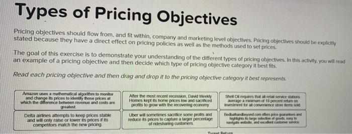 solved-types-of-pricing-objectives-chegg