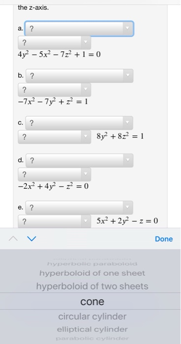Solved please solve all of them I need all of them. the last | Chegg.com