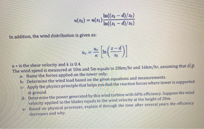 Solved Consider the following turbine. The area of each | Chegg.com