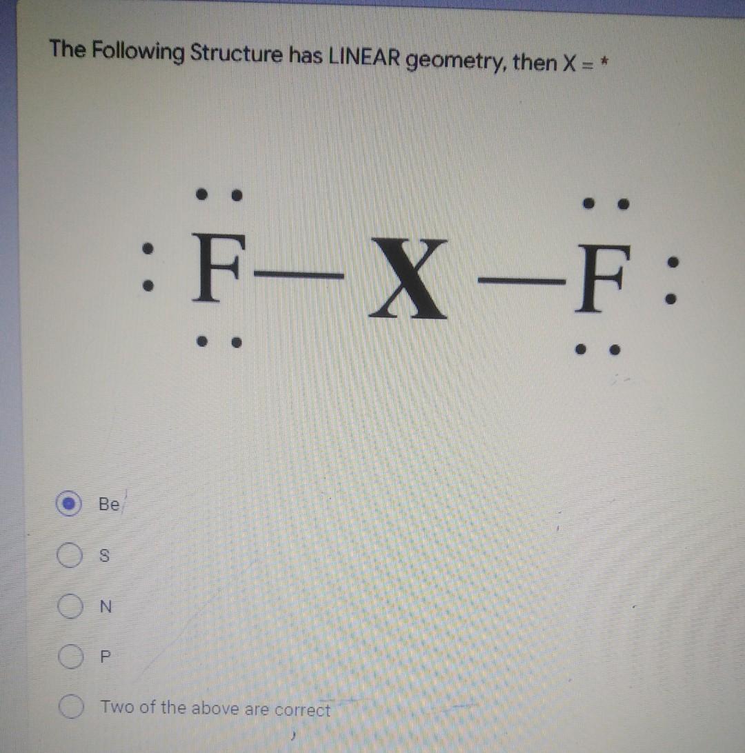 Linear Geometrystructure Solved The Following Structure has LINEAR geometry, then X = | Chegg.com