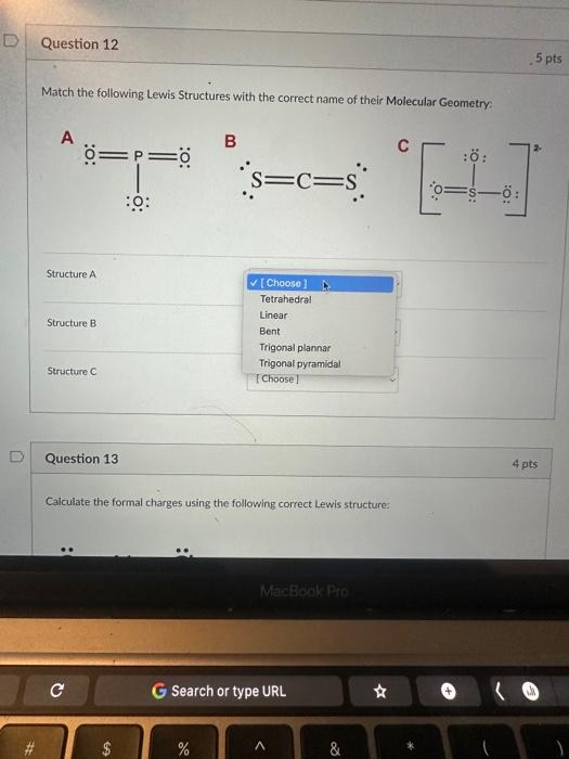 Solved Which Of The Following Is A Correct Lewis Structure | Chegg.com