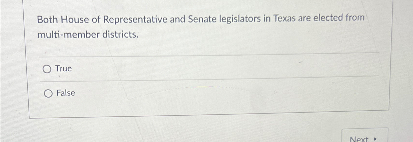 Solved Both House of Representative and Senate legislators