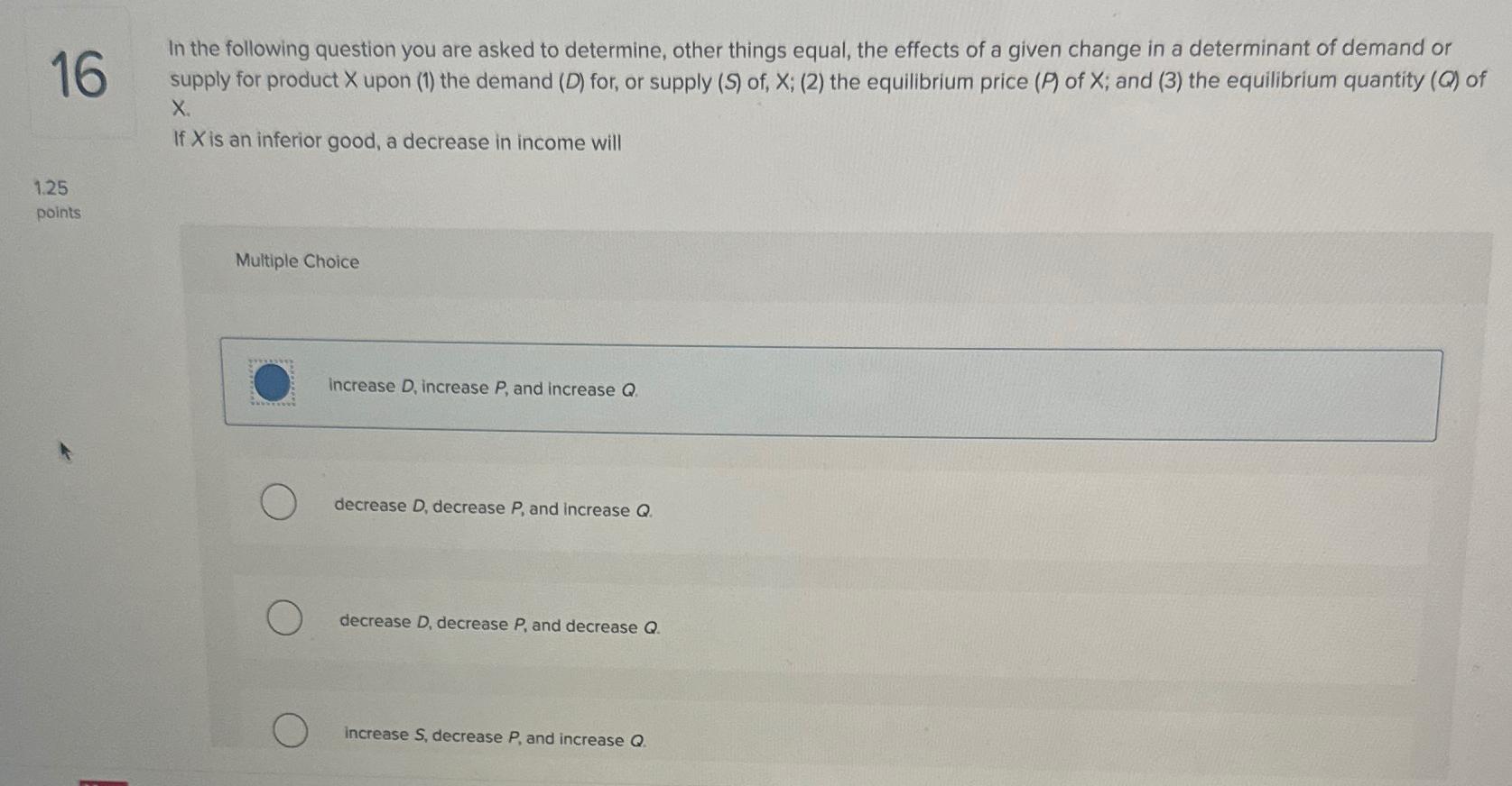 Solved 16 ﻿In the following question you are asked to | Chegg.com
