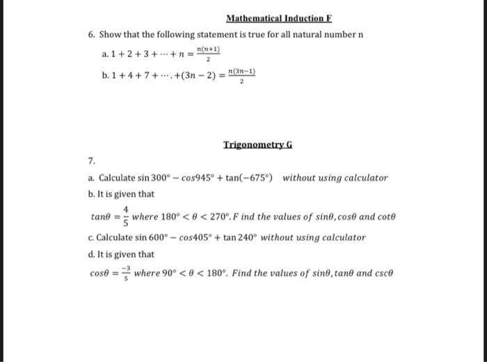 Mathematical induction deals calculator