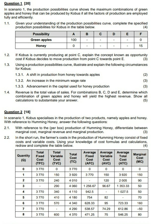 Solved SECTION A Read the following scenario and answer the | Chegg.com