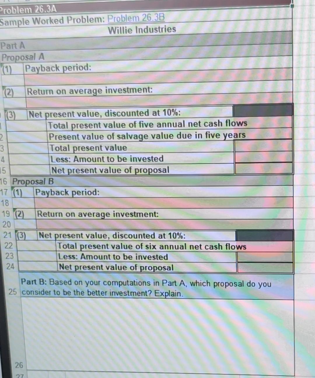 Solved roblem 26.3A Sample Worked Problem: Problem 26.3B | Chegg.com