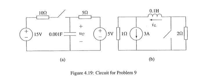 Solved (a) (b) Figure 4.19: Circuit for Problem 99. For the | Chegg.com