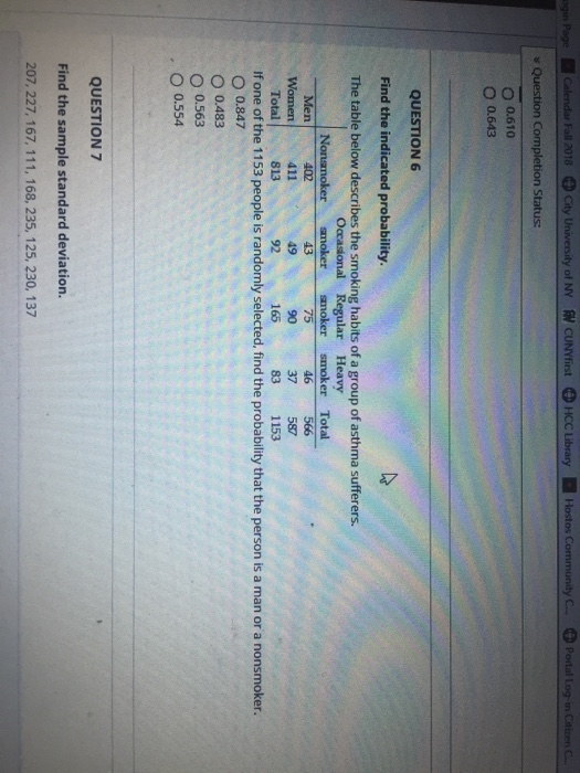 Solved egin Page Calendar Fall 2018 City University of NY