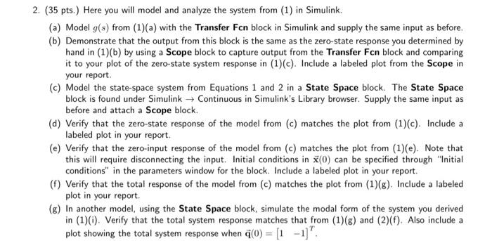Solved please provide hand calculation and matlab code as | Chegg.com