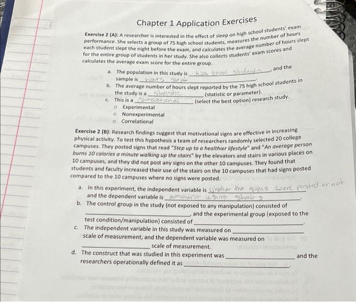 Solved E Chapter 1 Application Exercises Exercise 2 (A): A | Chegg.com