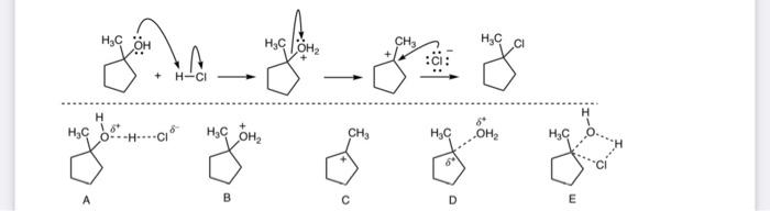 Solved This SN1 rxn given has 3 elementary steps in its | Chegg.com