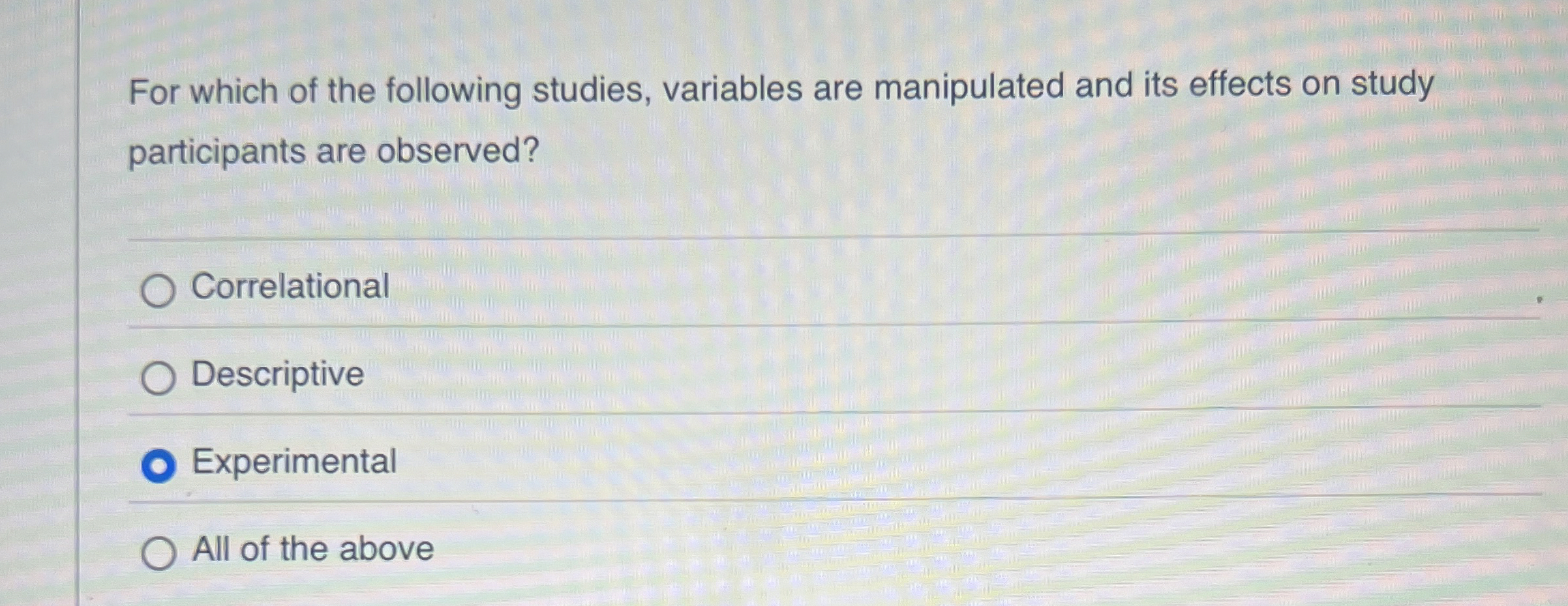 Solved For which of the following studies, variables are | Chegg.com