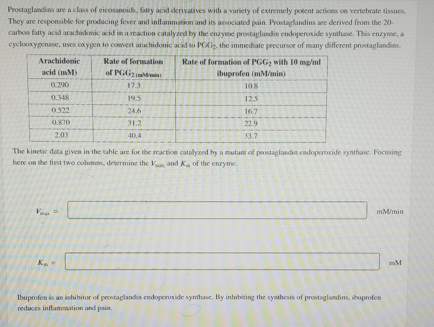 solved-prostaglandins-are-a-class-of-eicosanoids-fatty-acid-chegg