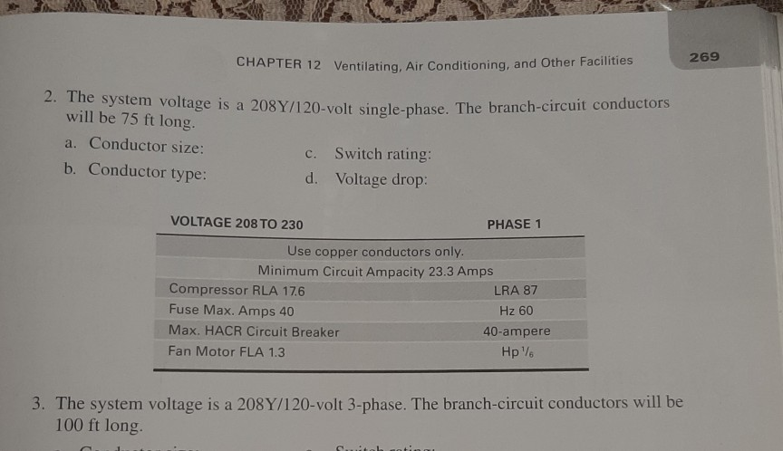 Solved Chapter #12 Ventilating, Air Conditioning , And Other | Chegg.com