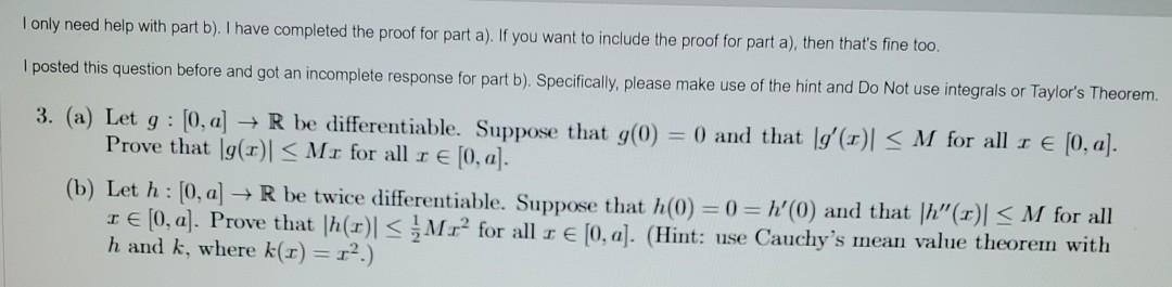 Solved I only need help with part b). I have completed the | Chegg.com