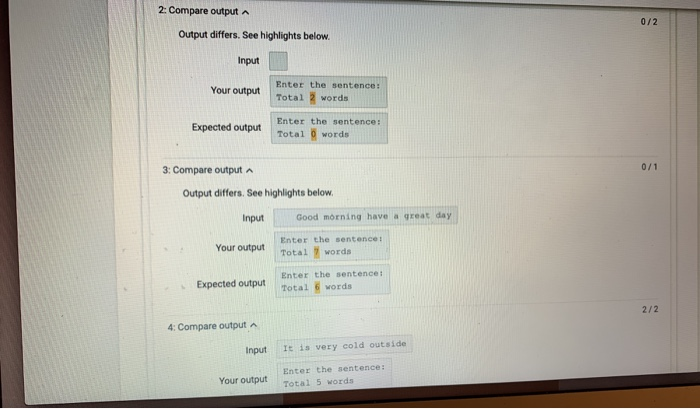 2-compare-output-a-0-2-output-differs-see-highlights-below-input