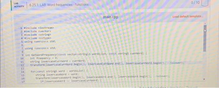 Solved C++ help please. Im not sure what im doing wrong or | Chegg.com