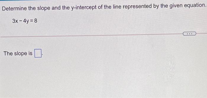 solved-determine-the-slope-and-the-y-intercept-of-the-line-chegg