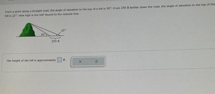 solved-from-a-point-along-a-straight-road-the-angle-of-chegg