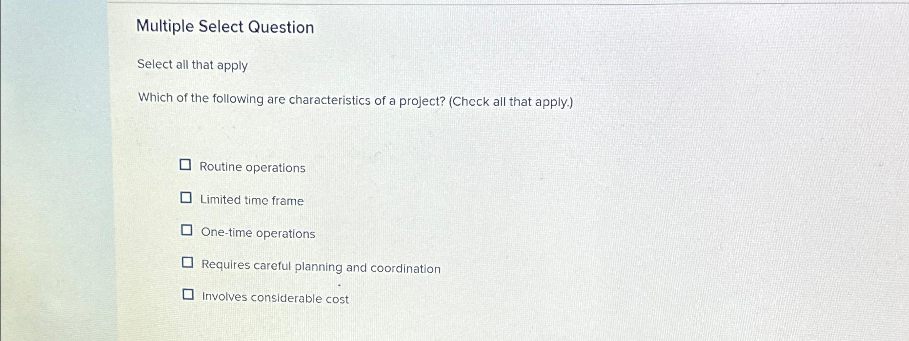 Solved Multiple Select QuestionSelect all that applyWhich of | Chegg.com