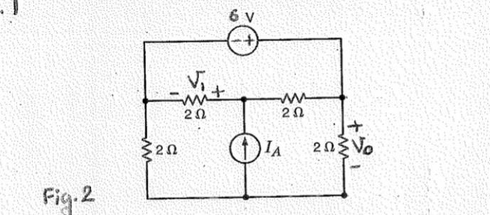 Solved B Fig 2 V 1v 6 Determine The Value Of The Cu Chegg Com