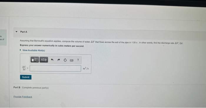solved-water-flows-steadily-from-an-open-tank-as-shown-in-chegg