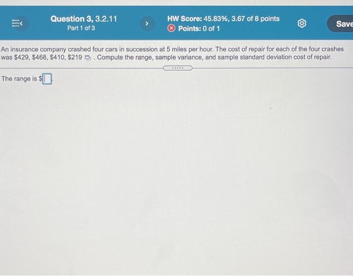 Homework 3 2 measures of dispersion picture