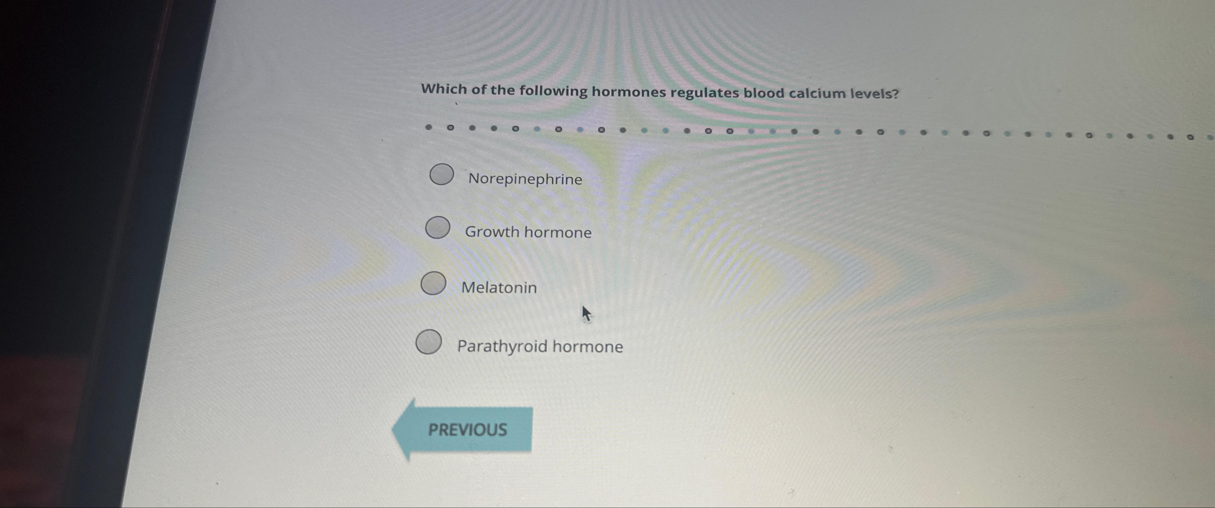 Solved Which of the following hormones regulates blood | Chegg.com